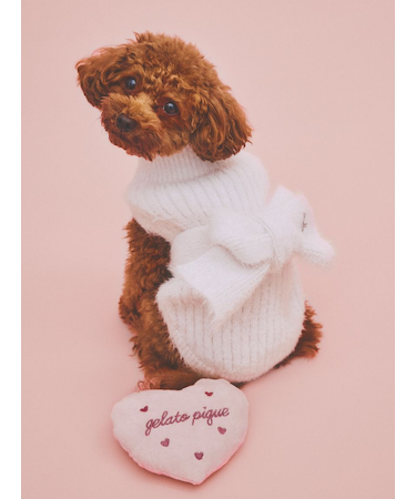【Valentine】【CAT&DOG】リボンプルオーバー