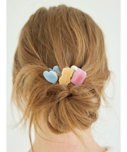 【Valentine】ミニヘアクリップ3点セット