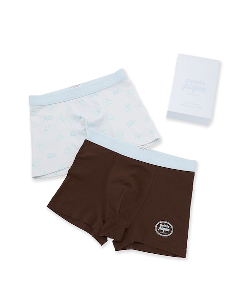 【Valentine】【HOMME】ボックス付きアイスベアボクサーパンツ2枚セット