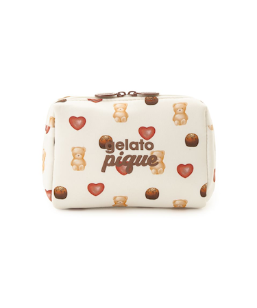 【Valentine】総柄ポーチ