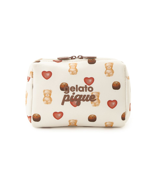 【Valentine】総柄ポーチ