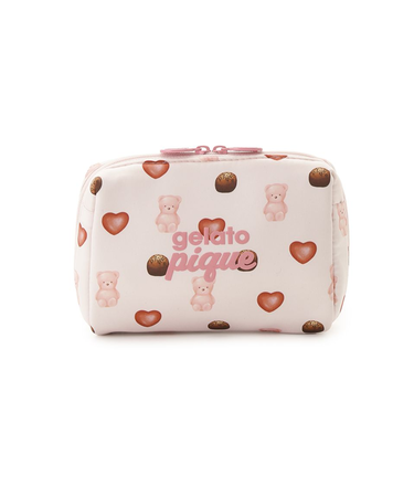 【Valentine】総柄ポーチ