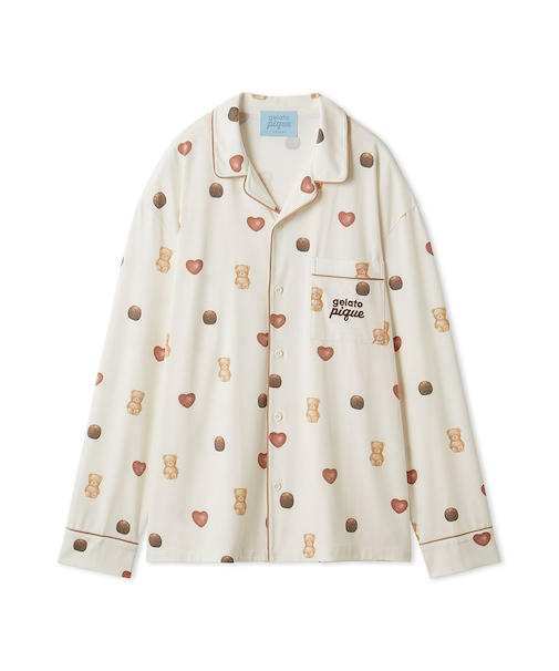 【Valentine】【HOMME】総柄シャツ