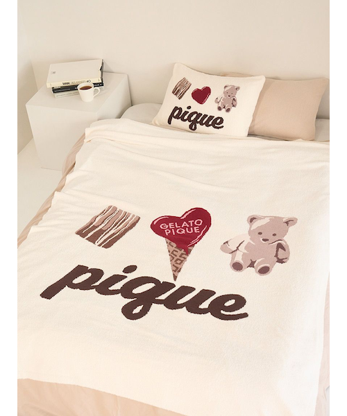 Valentine】【Sleep】ジャガードマルチカバー｜ジェラートピケの通販