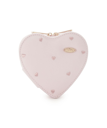 ハート型アクセサリーポーチ