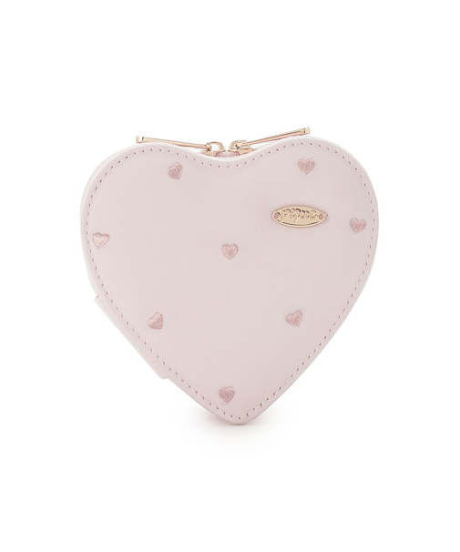 ハート型アクセサリーポーチ