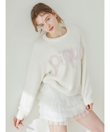 フリルロゴプルオーバー