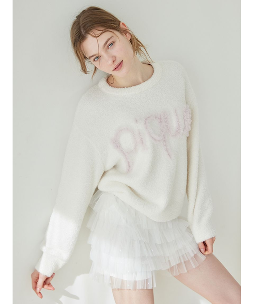 フリルロゴプルオーバー