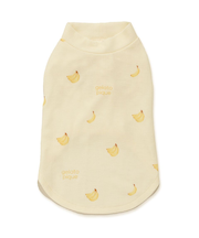 【CAT&DOG】フルーツ柄ワッフルカットソープルオーバー