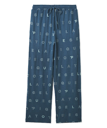 【HOMME】吸湿発熱レーヨンロングパンツ