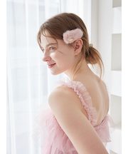 ファーヘアクリップ