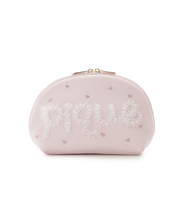 フリルロゴポーチ