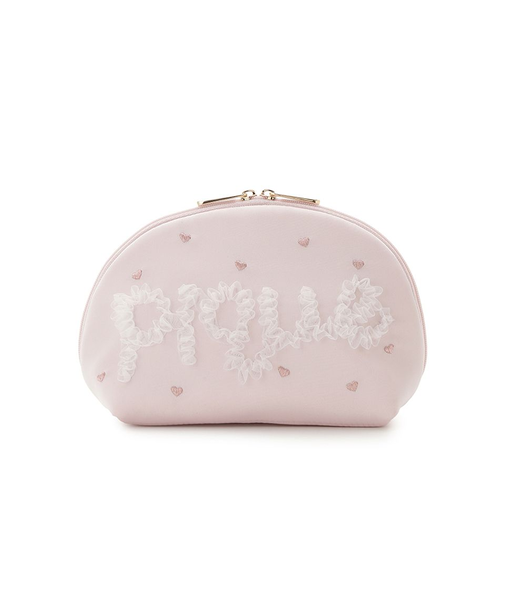 フリルロゴポーチ