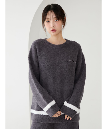 ベビモココットンプレーティングプルオーバー