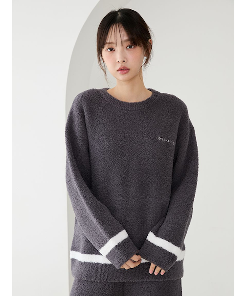 ベビモココットンプレーティングプルオーバー