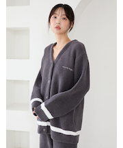 ベビモココットンプレーティングカーディガン