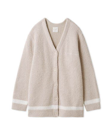 ベビモココットンプレーティングカーディガン