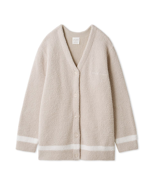 ベビモココットンプレーティングカーディガン