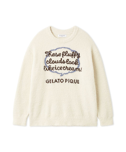 【HOMME】ベビモコトークロゴプルオーバー