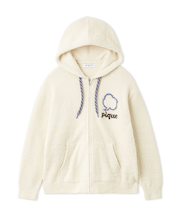 【HOMME】ベビモコトークロゴパーカ