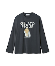 【HOMME】レーヨンジェラートベアプリントロンT