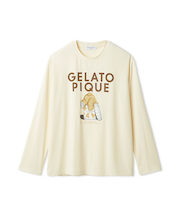 【HOMME】レーヨンジェラートベアプリントロンT