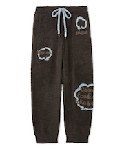 【HOMME】ベビモコトークロゴロングパンツ