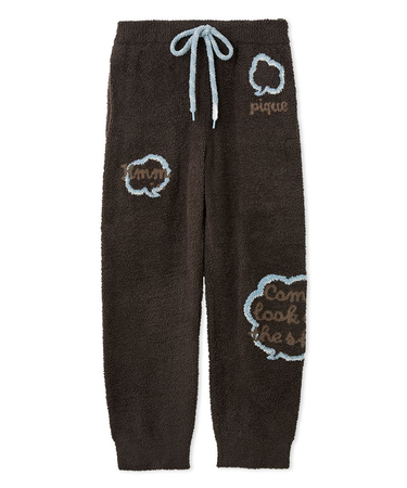 【HOMME】ベビモコトークロゴロングパンツ