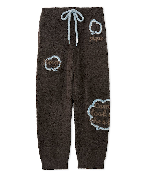 【HOMME】ベビモコトークロゴロングパンツ