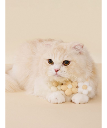 【CAT&DOG】スムーズィーフラワーモチーフチョーカー