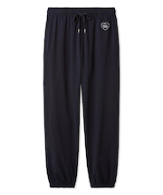 【HOMME】裏毛ハートロゴ刺繍ロングパンツ