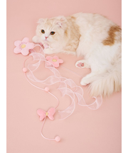 【CAT&DOG】フラワーモチーフねこじゃらし