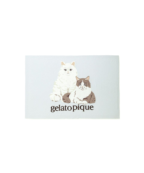 新品 未開封 CATジャガードブランケット キャットジャガードブランケット｜ジェラートピケの通販｜&mall
