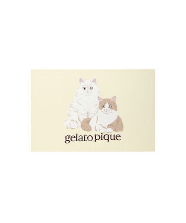 キャットジャガードブランケット