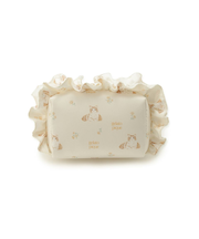 フラワーキャット柄ポーチ