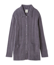 調温スムーズィーランダムリブカーディガン