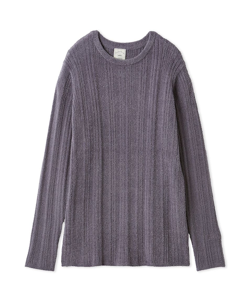 調温スムーズィーランダムリブプルオーバー｜ジェラートピケの通販