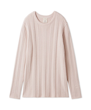 調温スムーズィーランダムリブプルオーバー