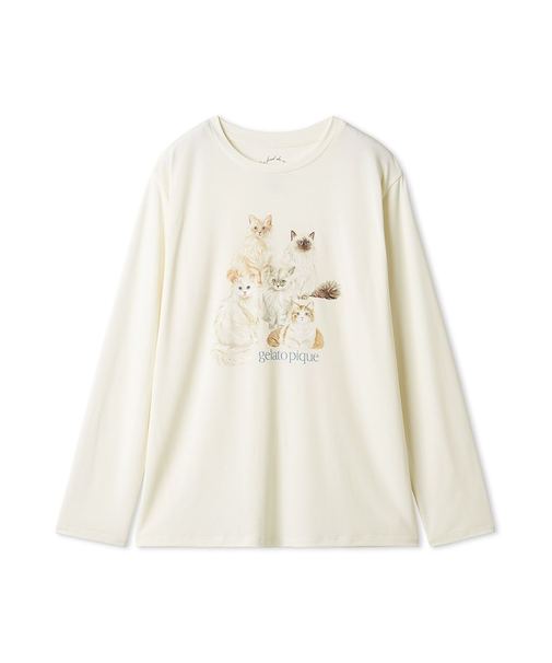 キャットワンポイントロンT