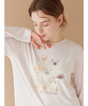 キャットワンポイントロンT