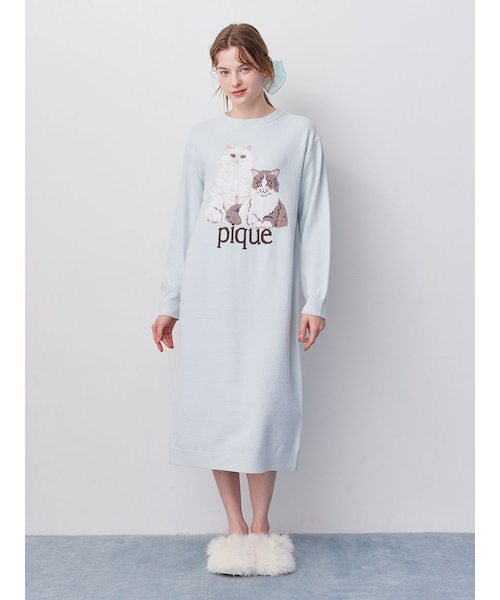 Steiff】パウダーネップジャガードワンピース｜ジェラートピケの通販