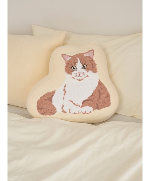【Sleep】CATジャガードマルチカバー Sleep】エアリーモコキャットジャガードマルチカバー｜ジェラートピケ