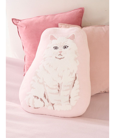 【Sleep】エアリーモコキャットダイカットクッション