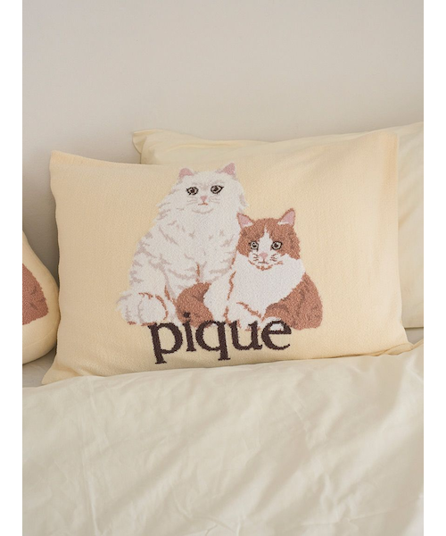 Sleep】CAT3柄 ジャガードマルチカバー｜ジェラートピケの通販｜&mall