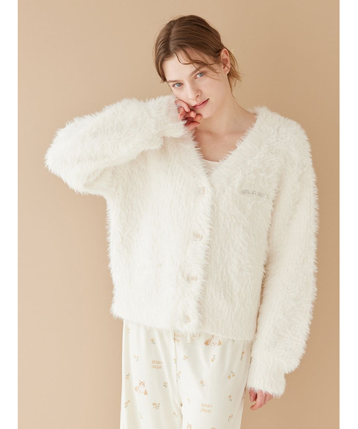 フェザーカーディガン