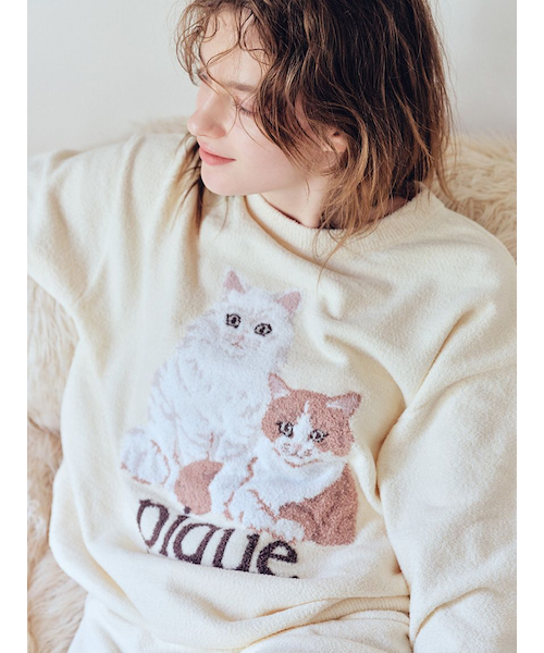 ツインキャットジャガードプルオーバー｜ジェラートピケの通販｜&mall