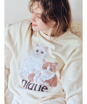 エアリーモコキャットジャガードプルオーバー