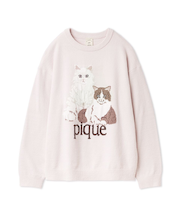 エアリーモコキャットジャガードプルオーバー