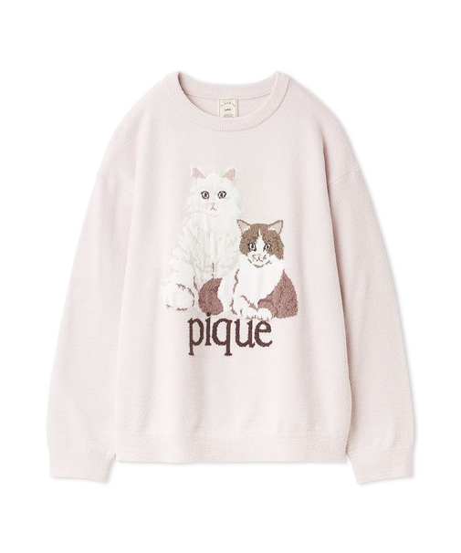 エアリーモコキャットジャガードプルオーバー