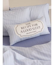 【Sleep】バリエーションプリントストライプ柄ロングピロー
